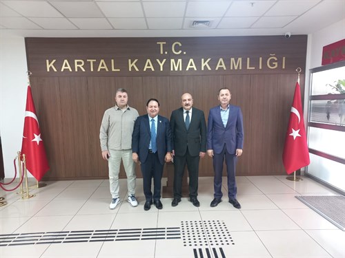 Türkiye-Kuzey Kıbrıs Türk Cumhuriyeti İş Birliği Cemiyeti Genel Başkanı Rüşat AYDOĞAN, Kaymakamımız Edip ÇAKICI’yı ziyaret ettiler