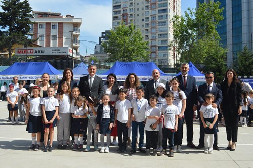 Kaymakamımız Edip ÇAKICI, İlçe Milli Eğitim Müdürü Mustafa KIRAÇ ile birlikte Oran Okullarını ziyaret etti