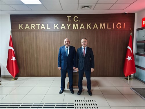 Ümraniye Kaymakamı Yüksel ÇELİK, Kaymakamımız Edip ÇAKICI' yı ziyaret etti